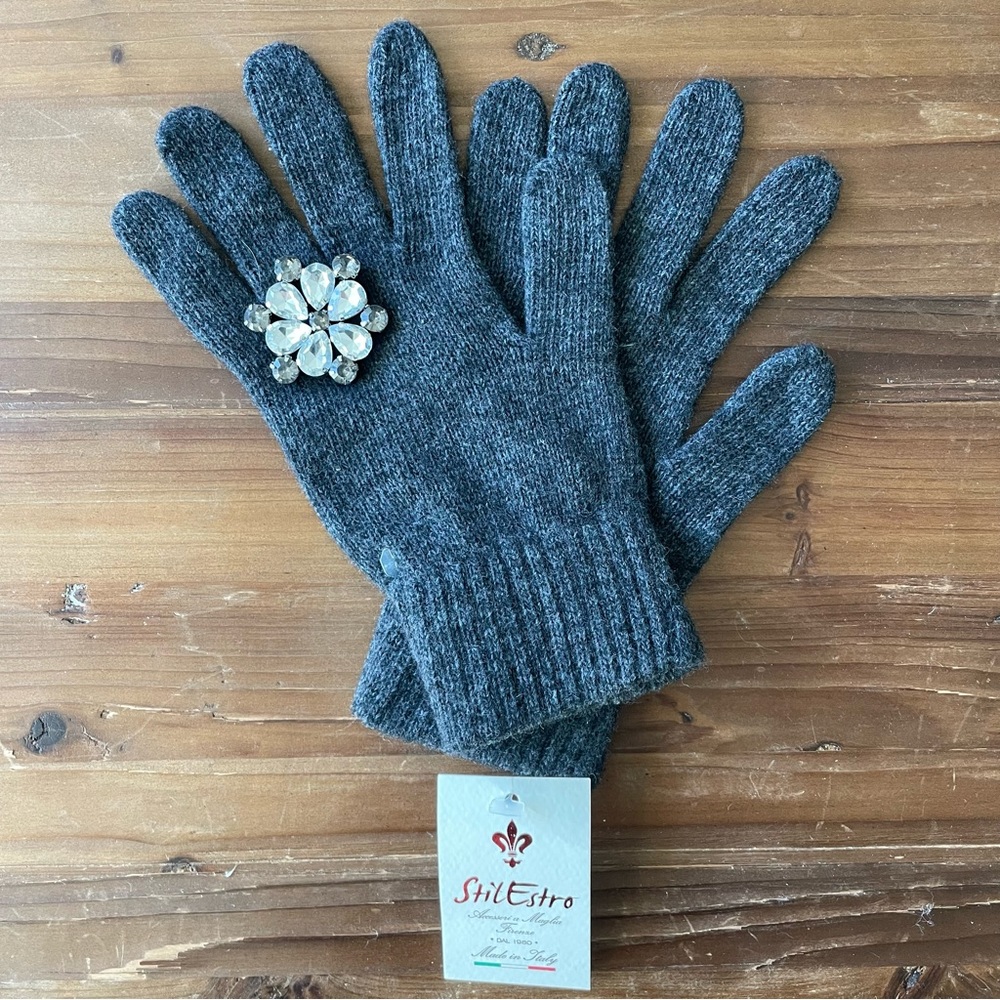 StilEstro Gray Gloves